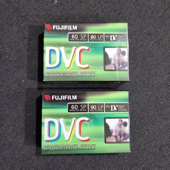 Fujifilm Other - Fujifilm DVC Mini DV DVM60 60 min SP60 90 min LP90 Sealed NEW 2